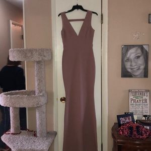 Dusty Rose Prom Dress